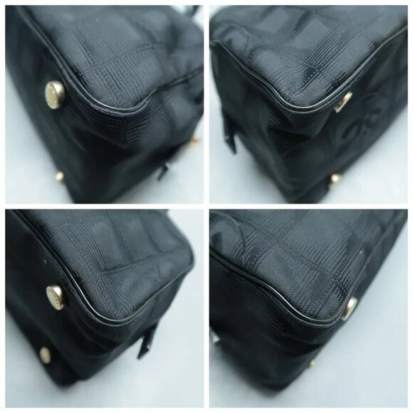 100% Authentic CHANEL Black Cloth Tote 778-112124 - Picture 6 of 12